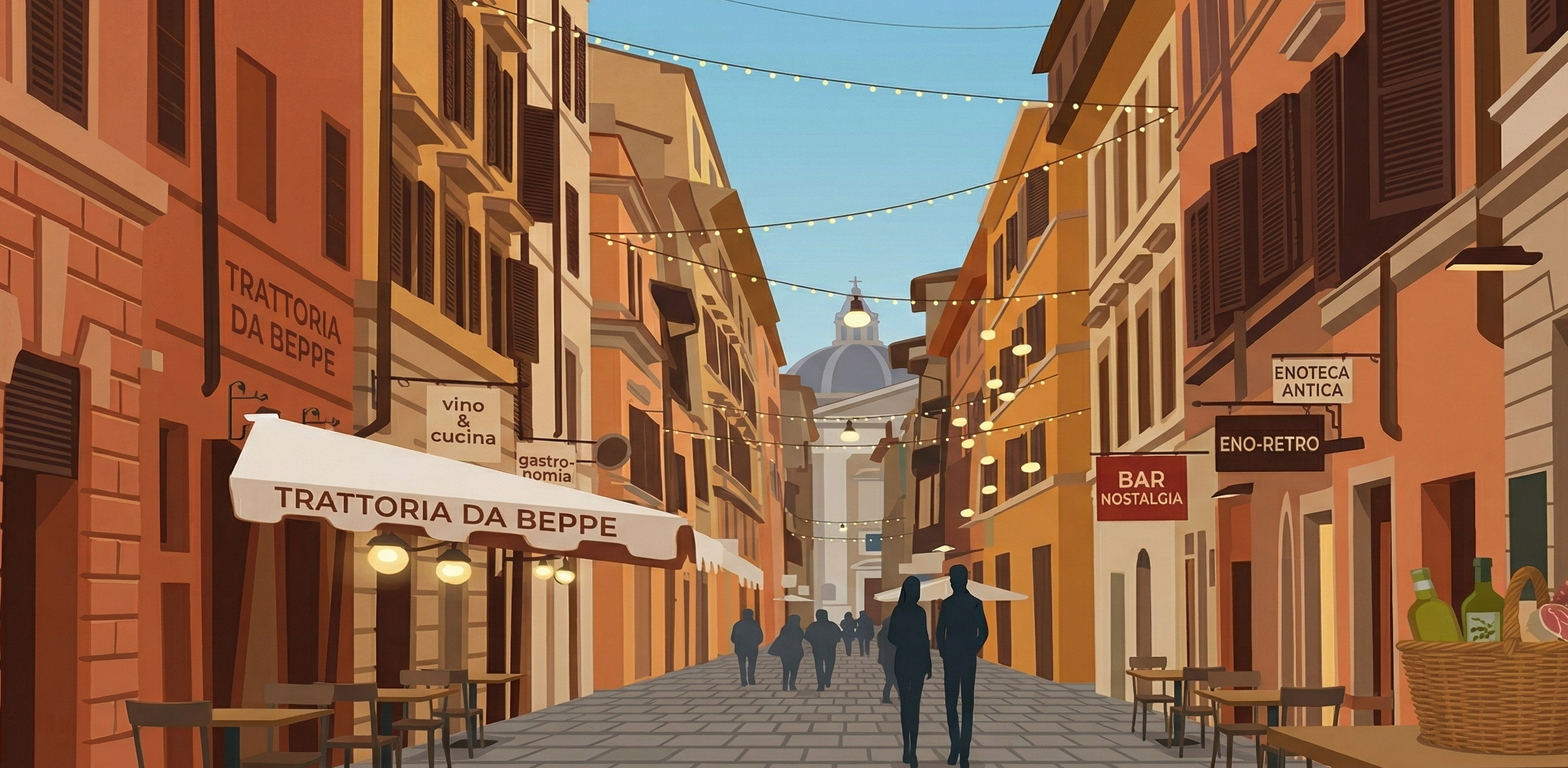 L'art de flâner : Pourquoi les rues de Rome invitent naturellement à la Dolce Vita